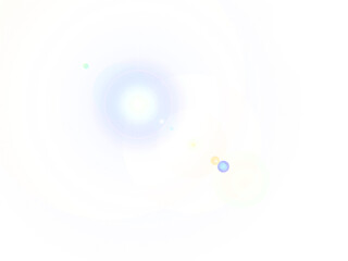 PNG transparent sunlight special lens flare light effect.