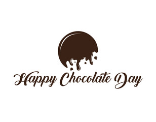 Happy Chocolate Day, Happy rose Day, Happy Valentine Day, Happy Hug Day, Happy Propose Day and Happy Kiss Day logo design vector illustration