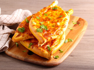 baked cheese bread boats