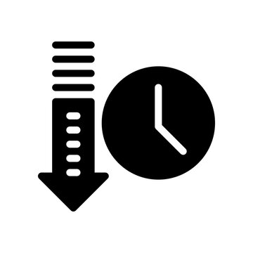 decrease glyph icon