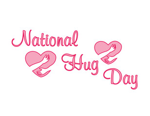 Happy Hug Day, Happy Teddy Day, Happy Valentine Day, Happy Chocolate Day, Happy Rose Day, Happy Propose Day and Happy Kiss Day logo design vector illustration