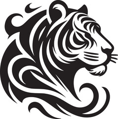 Tribal Tiger Illustration