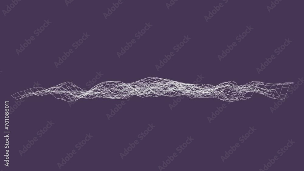 Poster an animated screensaver or background made from a grid of lines. footage for intro. rendering.