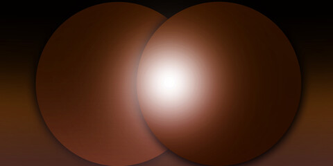 abstract background with soft 3d shapes and waves