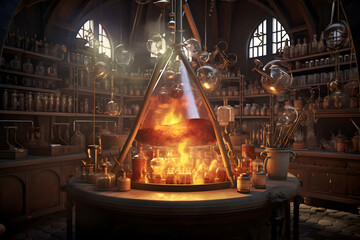 Alchemy lab, lab, alchemist, alchemiists, lab, chemical lab