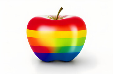 Obraz premium Rainbow Apple Radiance