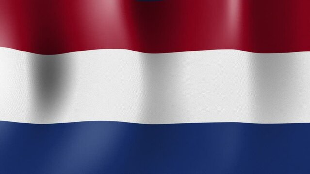 The flag of Netherlands a tricolor design of red, white, and blue stripe. Suitable for Netherlands-themed designs, travel promotions, cultural events, and educational materials
