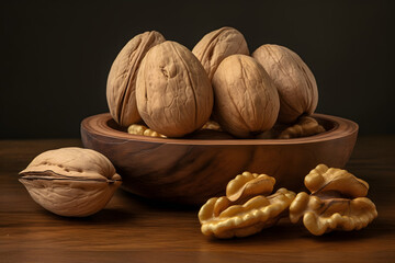 cracked walnut, walnut, nuts, super food, food, healthy, nut