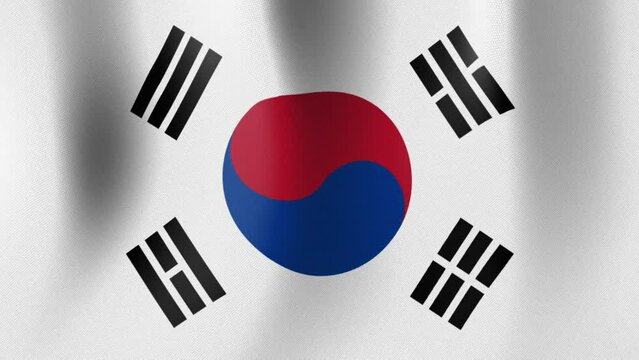The flag of South Korea. Suitable for educational materials, travel brochures, cultural presentations, and patriotic designs. Celebrates and symbolizes the country's identity and heritage