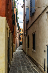 Fototapeta na wymiar Residential area in Venice, Italy.