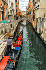 Fototapeta na wymiar Cityscape Venice, Architecture and citylife.