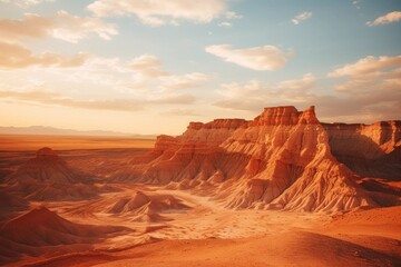 Fototapeta na wymiar Kumtag Desert situated in Turpan, within the Xinjiang Uygur Autonomous Region.