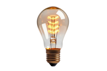 light bulb isolated on white background