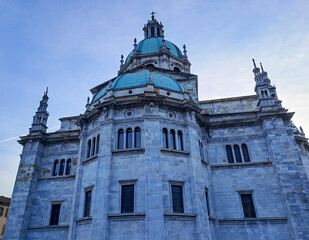 Cathedral in Como. Catholic Cathedral of Santa Maria Assunta