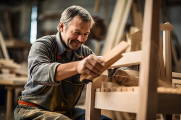 carpenter working on his bench, carpenter working, woodworking, wood, work