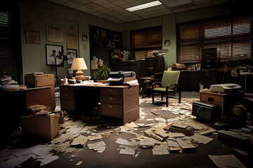 messy office, office full of paperwork, office work, messed up office, unorganized office