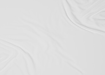 Obraz premium White crinkled paper texture