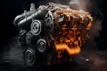 mechanical engine, motor, engine block, speed, mechanical engine, car engine