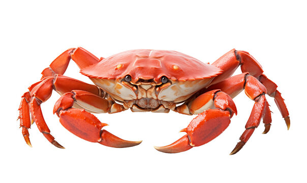 Crab isolated on transparent background.