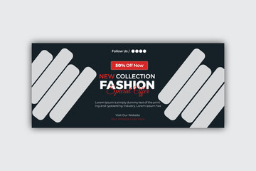 End of Sale New Collection Social Media Cover Design Template