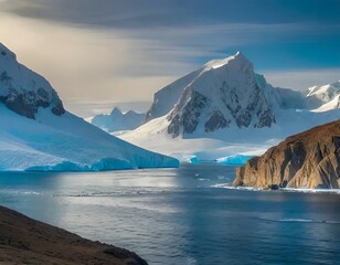 Naklejka premium glacier national park