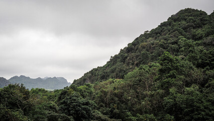 The view of Ha Long Bay in Northern Vietnam