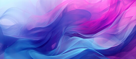 Fototapeta premium abstract background with smoke. Purple Blue Wave Smoke Background.