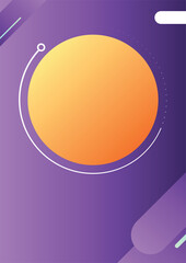 poster templates.  abstract gradient background.  vector design