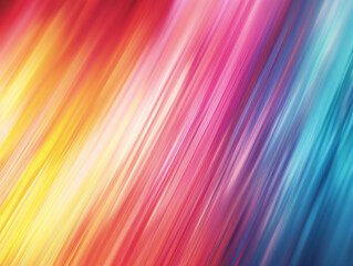 Colorful gradient and vibrant rainbow backdrop created by smooth transitions of iridescent colors on abstract blurred background
