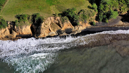 Coastal erosion - climate change.