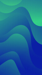 Abstract background green blue color with wavy lines and gradients is a versatile asset suitable for various design projects such as websites, presentations, print materials, social media posts