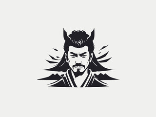 Samurai Logo Design EPS format Very Cool 