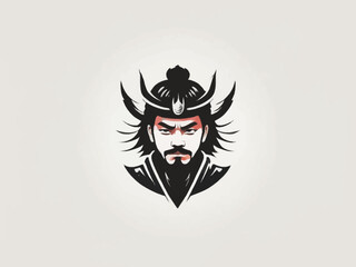 Samurai Logo Design EPS format Very Cool 