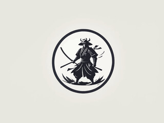 Samurai Logo Design EPS format Very Cool 