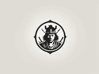 Samurai Logo Design EPS format Very Cool 