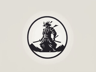 Samurai Logo Design EPS format Very Cool 