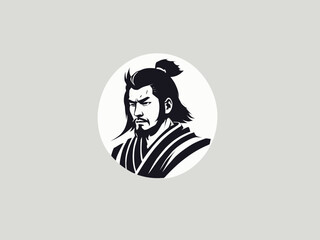 Samurai Logo Design EPS format Very Cool 