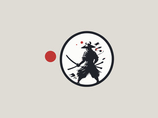 Samurai Logo Design EPS format Very Cool 