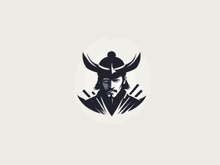 Samurai Logo Design EPS format Very Cool 