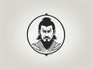 Samurai Logo Design EPS format Very Cool 