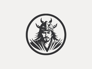 Obraz premium Samurai Logo Design EPS format Very Cool 