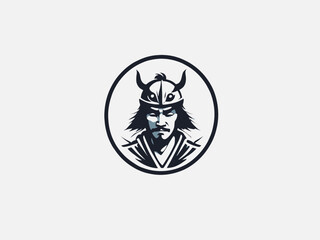 Samurai Logo Design EPS format Very Cool 