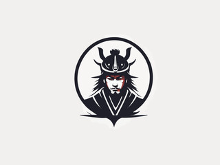 Samurai Logo Design EPS format Very Cool 