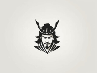 Samurai Logo Design EPS format Very Cool 