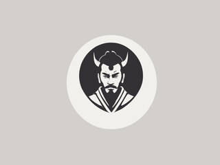 Samurai Logo Design EPS format Very Cool 