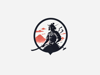 Samurai Logo Design EPS format Very Cool 