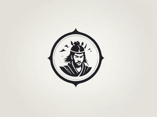 Samurai Logo Design EPS format Very Cool 