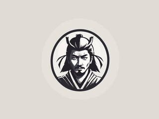 Samurai Logo Design EPS format Very Cool 
