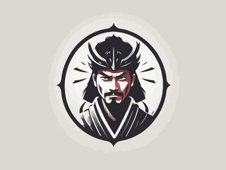 Samurai Logo Design EPS format Very Cool 