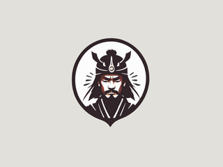 Samurai Logo Design EPS format Very Cool 